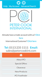 Mobile Screenshot of petercookint.com